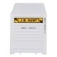 53′ Singamas Corrugated Side Container - Ready to Run -- J.B. Hunt Intermodal (white, yellow, HO, Walthers SceneMaster 8506