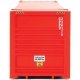 53′ Singamas Corrugated-Side Container - Assembled -- Canadian Pacific (red, large CP), HO, Walthers SceneMaster 8536