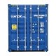 40′ Hi-Cube Corrugated-Side Container - Assembled -- NYK Lines (blue, white, red), HO, Walthers SceneMaster 8265