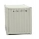 20′ Corrugated Container - Assembled -- K-Line (gray, red, white), HO, Walthers SceneMaster 8065