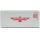 20′ Smooth-Side Container - Ready to Run -- American President Lines (gray, red, white Eagle, HO, Walthers SceneMaster 8651