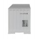 48′ Ribbed Side Container - Assembled -- Genstar (white, blue), N, Walthers SceneMaster 8844