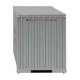 40′ Hi Cube Ribbed Side Container - Assembled -- Mitsui OSK, N, Walthers SceneMaster 8805