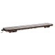 60′ Pullman-Standard Flatcar - Ready to Run -- Trailer-Train HTTX 90820 (Heavy-duty brown), HO, WalthersMainline 5399