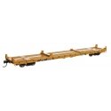 60′ Pullman-Standard Flatcar - Ready to Run -- TTX - VTTX 92289 (Container loading, yellow, blac, HO, WalthersMainline 5420