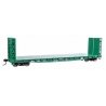 53′ GSC Bulkhead Flatcar - Ready to Run -- Penn Central 750110, HO, WalthersMainline 5935