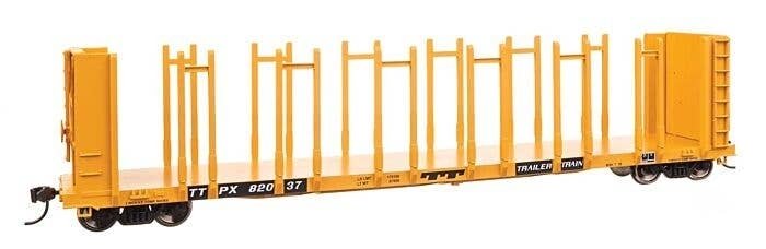 63′ Pulpwood Flatcar - Ready to Run -- TTX TTPX 82037, HO, WalthersMainline 50813