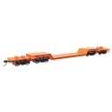 81′ 8-Axle Depressed Center Flatcar - Ready to Run -- Santa Fe 90011, HO, WalthersMainline 50225