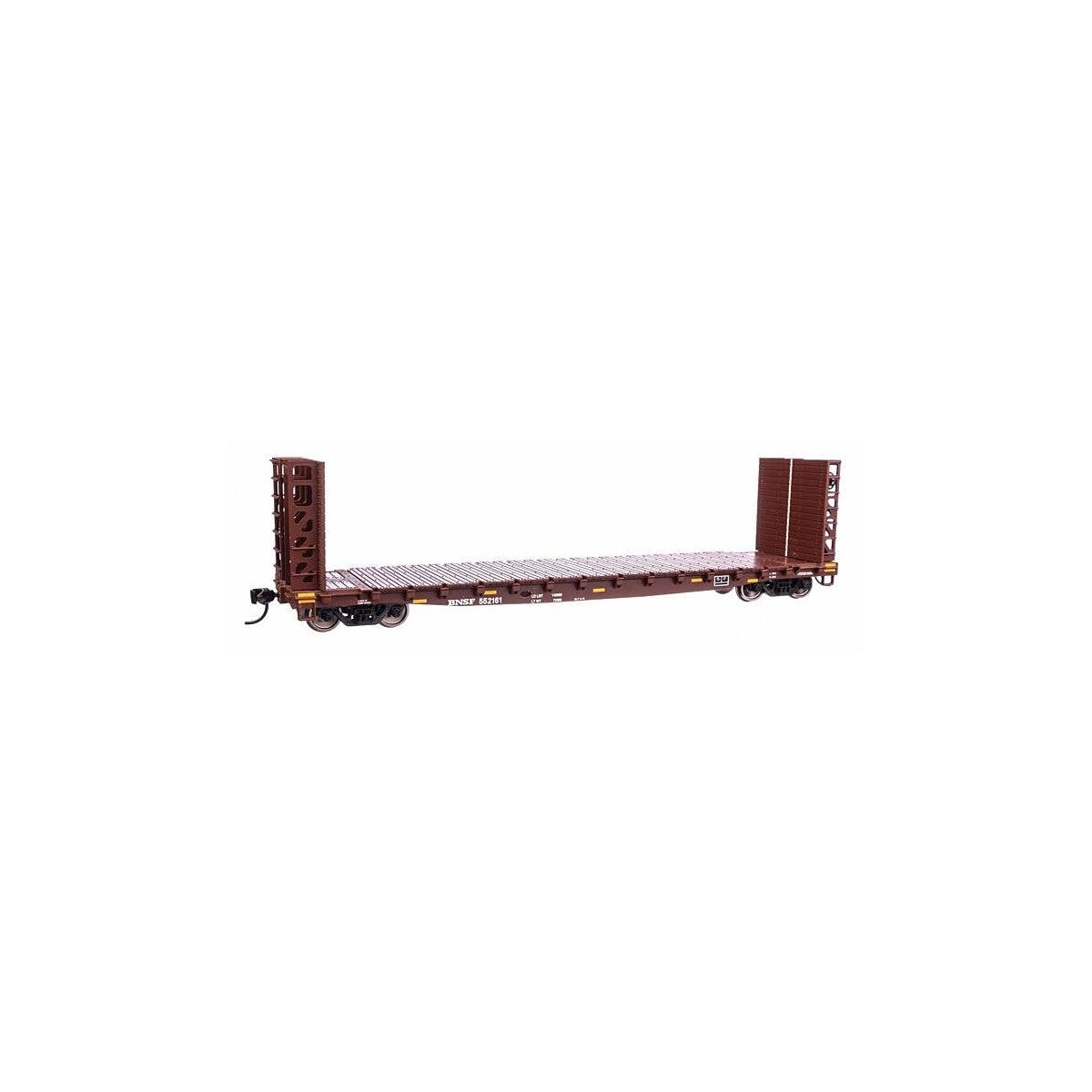 53′ GSC Bulkhead Flatcar - Ready to Run -- BNSF 552161, HO, WalthersMainline 5924