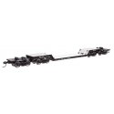 81′ 8-Axle Depressed Center Flatcar - Ready to Run -- Western Pacific(TM) 1602, HO, WalthersMainline 50245