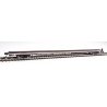 85′ General American G85 Flatcar - Ready to Run -- GTTX (Brown) 300370, HO, WalthersMainline 5517