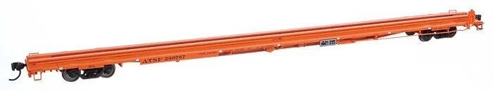 85′ General American G85 Flatcar - Ready to Run -- Santa Fe 290787, HO, WalthersMainline 5549