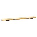 89′ Channel Side Flatcar - Ready to Run -- Trailer-Train JTTX 930165 (yellow, black General Serv, HO, WalthersMainline 5745