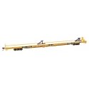 89` Channel Side Flatcar - Ready to Run -- Trailer-Train 150788 (yellow, black 40` Trailer Servi, HO, WalthersMainline 5738