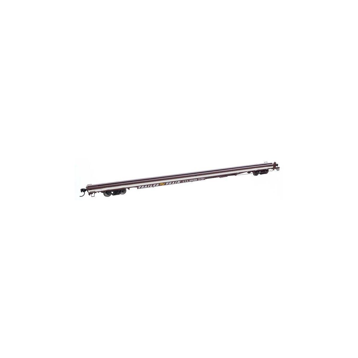 85′ General American G85 Flatcar - Ready to Run -- TTX (Brown) 300168, HO, WalthersMainline 5564