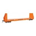 50′ Sieco Pulpwood Flatcar - Ready to Run -- Illinois Central Gulf 822609, HO, WalthersProto 104523