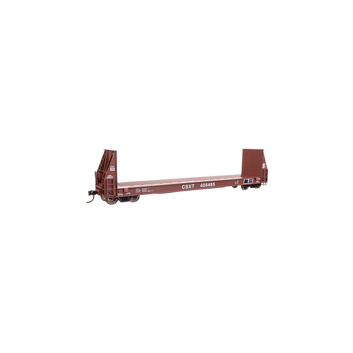 50′ Sieco Pulpwood Flatcar - Ready to Run -- CSX 408485, HO, WalthersProto 104519