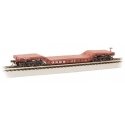 52′ Depressed-Center Flatcar - Ready-to-Run - Silver Series(R) -- Conrail 766048, HO, Bachmann Industries 18342