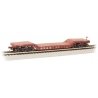 52′ Depressed-Center Flatcar - Ready-to-Run - Silver Series(R) -- Conrail 766048, HO, Bachmann Industries 18342
