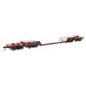 81′ 8-Axle Depressed Center Flatcar - Ready to Run -- Southern 50030, HO, WalthersMainline 50235