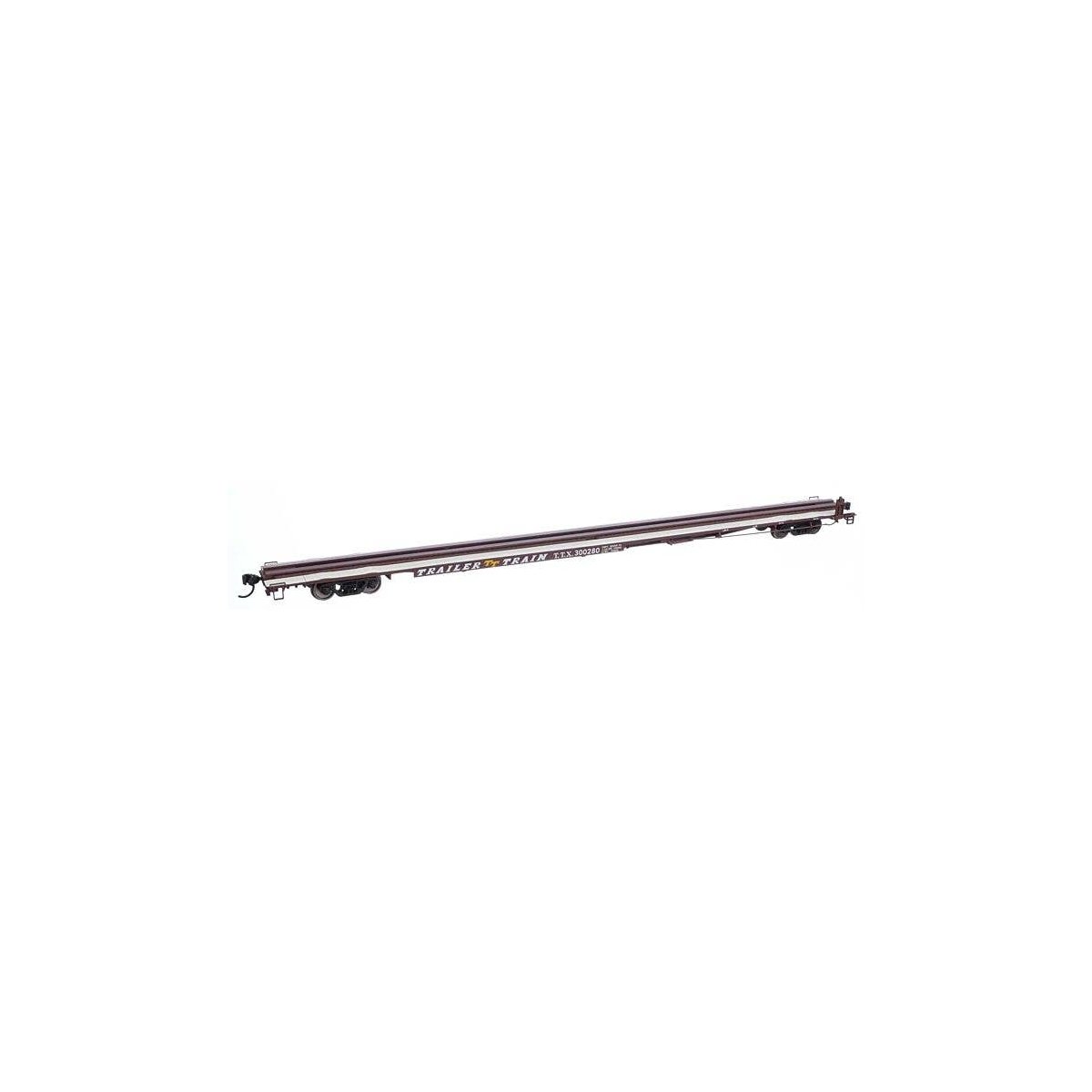 85′ General American G85 Flatcar - Ready to Run -- TTX (Brown) 300280, HO, WalthersMainline 5566