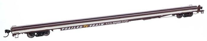85′ General American G85 Flatcar - Ready to Run -- TTX (Brown) 300280, HO, WalthersMainline 5566