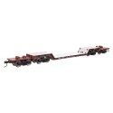 81′ 8-Axle Depressed Center Flatcar - Ready to Run -- Norfolk & Western 70101, HO, WalthersMainline 50232