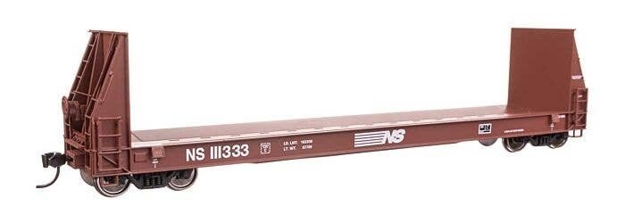 50′ Sieco Pulpwood Flatcar - Ready to Run -- Norfolk Southern 111333, HO, WalthersProto 104527