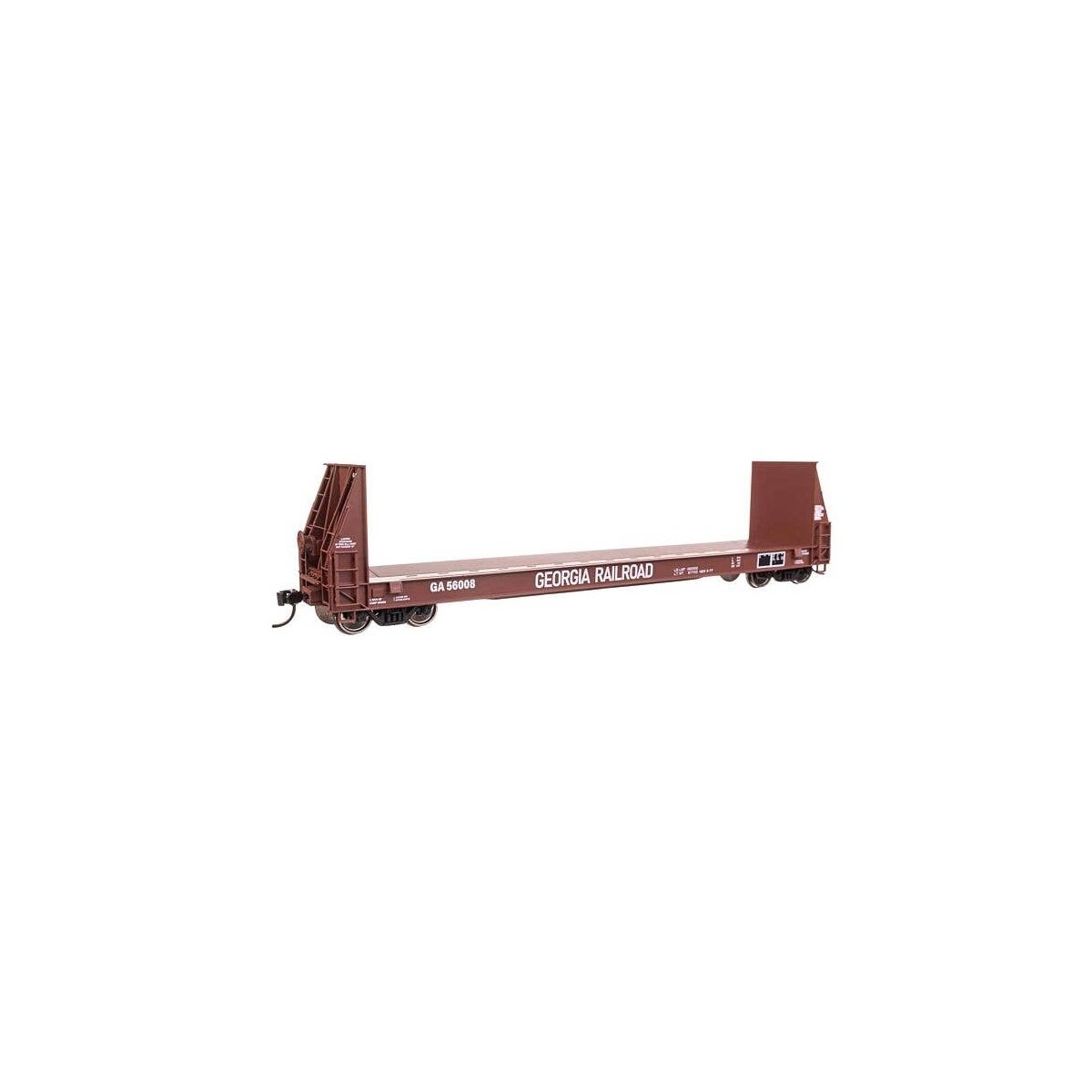 50′ Sieco Pulpwood Flatcar - Ready to Run -- Georgia Railroad 56008, HO, WalthersProto 104520