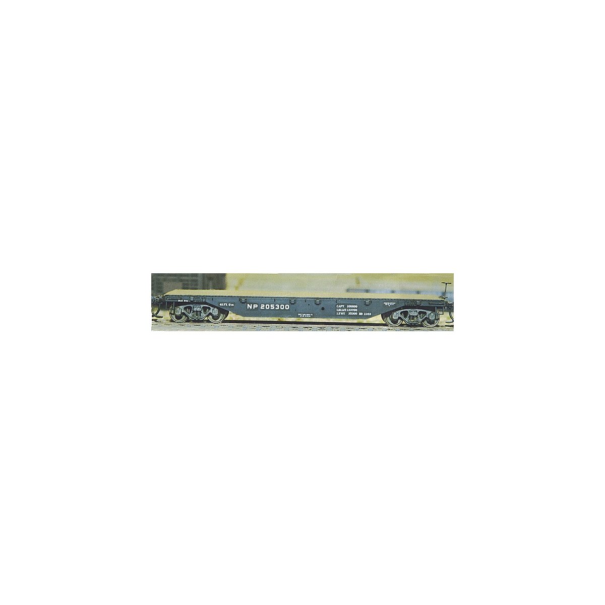 41′ Flatcar - Kit -- Northern Pacific pkg(2), HO, Central Valley 1003