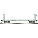 42′ Pulpwood Flatcar with Load - Ready to Run -- Southern Pacific 7035 (MOW gray), HO, Atlas Model Railroad Co. 20007582