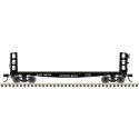 42′ Pulpwood Flatcar with Load - Ready to Run -- Cotton Belt SSW 88532 (black), N, Atlas Model Railroad Co. 50006958