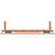 51`6` Bulkhead Flatcar - Ready to Run - Master(R) -- Canadian National 603405 (orang, HO, Atlas Model Railroad Co. 20007097