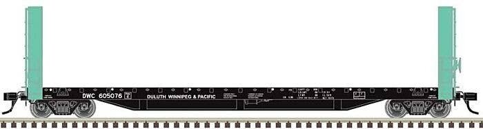 51`6` Bulkhead Flatcar - Ready to Run - Master(R) -- Duluth, Winnipeg and Pacific Ra, HO, Atlas Model Railroad Co. 20007102