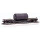 Depressed-Center Flatcar - Ready to Run - Silver Series(R) -- With Boiler Load (black, Unlett, N, Bachmann Industries 71395