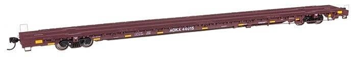 89′ Greenbrier TTX 110-Ton Flatcar - Ready to Run -- Greenbrier Management Services AOKX 44015, HO, WalthersProto 104622