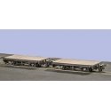 4-Wheel Flatcar - Ready to Run -- Undecorated, HOn30, Peco GR300