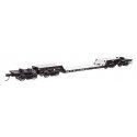 81′ 8-Axle Depressed Center Flatcar - Ready to Run -- New York Central 498987, HO, WalthersMainline 50228