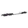 81′ 8-Axle Depressed Center Flatcar - Ready to Run -- New York Central 498987, HO, WalthersMainline 50228