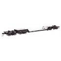 81′ 8-Axle Depressed Center Flatcar - Ready to Run -- Pittsburgh & Lake Erie 979, HO, WalthersMainline 50242