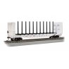 52′ Centerbeam Bulkhead Flatcar - Ready to Run -- Soo Line 5060 (white), HO, Bachmann Industries 12906