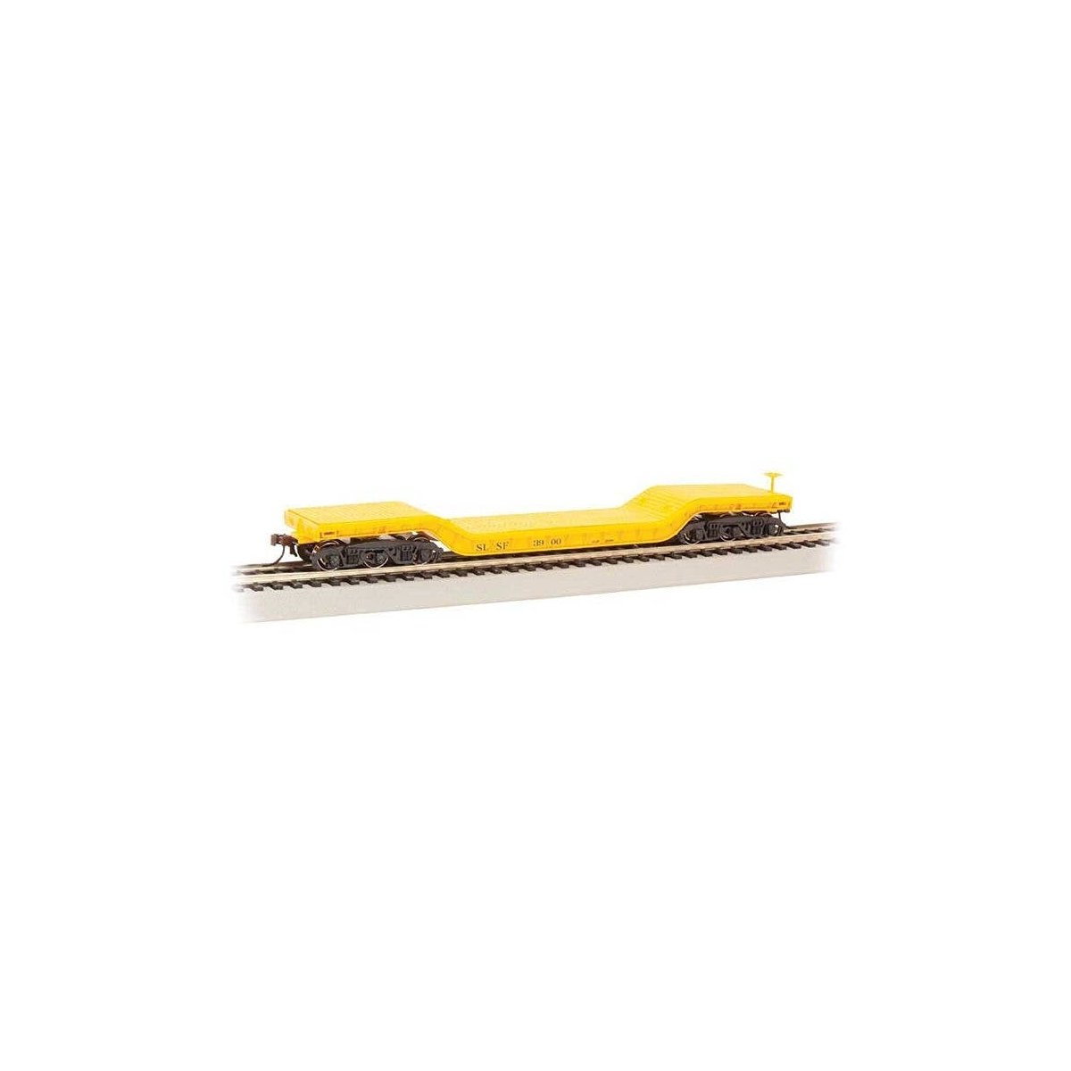 52′ Depressed-Center Flatcar - Ready-to-Run - Silver Series(R) -- St. Louis-San Francisco 39, HO, Bachmann Industries 18343