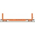 51`6` Bulkhead Flatcar - Ready to Run - Master(R) -- North American Car Leasing NAFX, HO, Atlas Model Railroad Co. 20007106