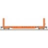 51`6` Bulkhead Flatcar - Ready to Run - Master(R) -- North American Car Leasing NAFX, HO, Atlas Model Railroad Co. 20007108