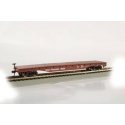 52′ Flatcar - Ready to Run - Silver Series(R) -- Great Northern 65226 (Boxcar Red), HO, Bachmann Industries 17305