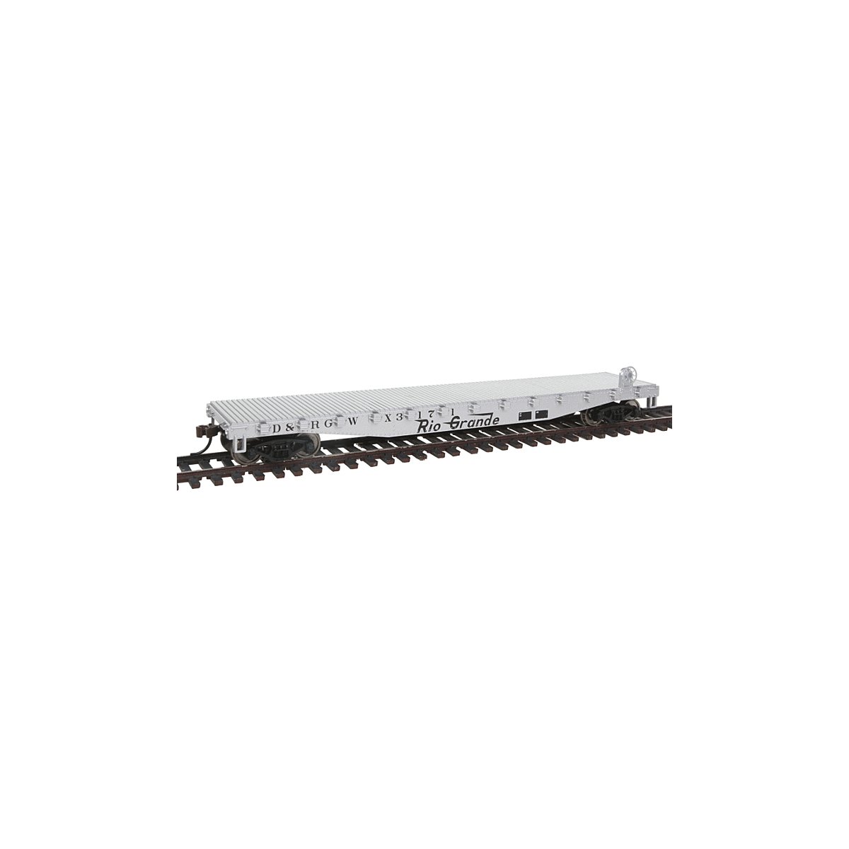 Flatcar - Ready to Run -- Denver & Rio Grande Western(TM), HO, WalthersTrainline 1462