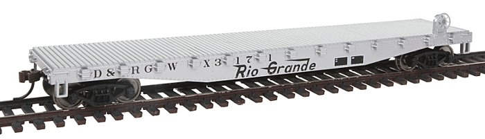 Flatcar - Ready to Run -- Denver & Rio Grande Western(TM), HO, WalthersTrainline 1462