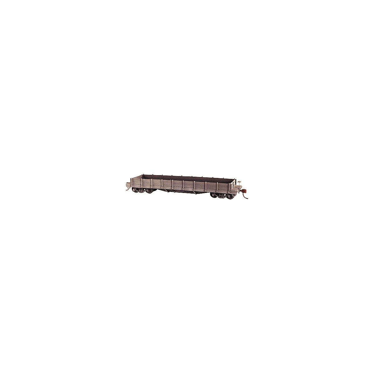 Atlantic Coast Line Style Flatcar - Kit -- Undecorated (Optional Wood Gondola Sides), HO, Tichy Train Group 4040