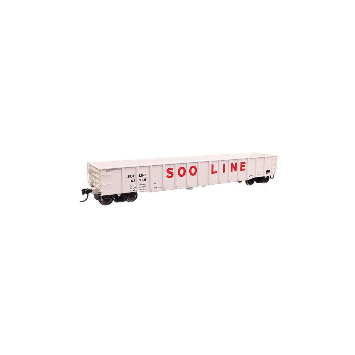 53′ Thrall Gondola - Ready to Run -- Soo Line 63969, HO, WalthersProto 105525