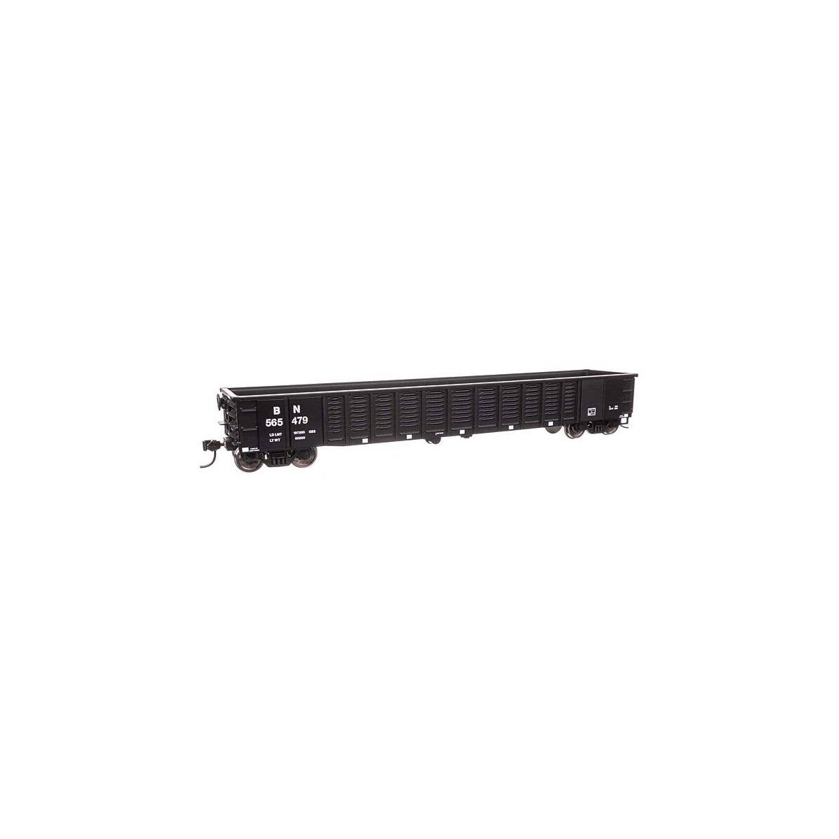 53′ Corrugated-Side Gondola - Ready To Run -- Burlington Northern 565479, HO, WalthersMainline 6075